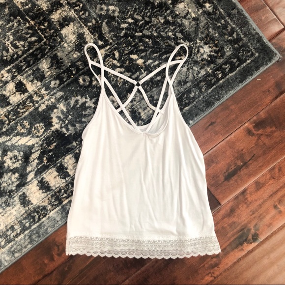 american eagle white lace cami - Picture 1 of 4